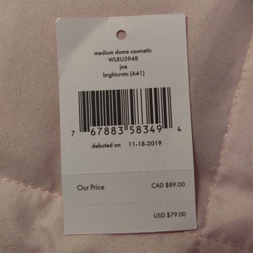 Kate Spade Pink Nylon Cosmetic Bag - Picture 6 of 6